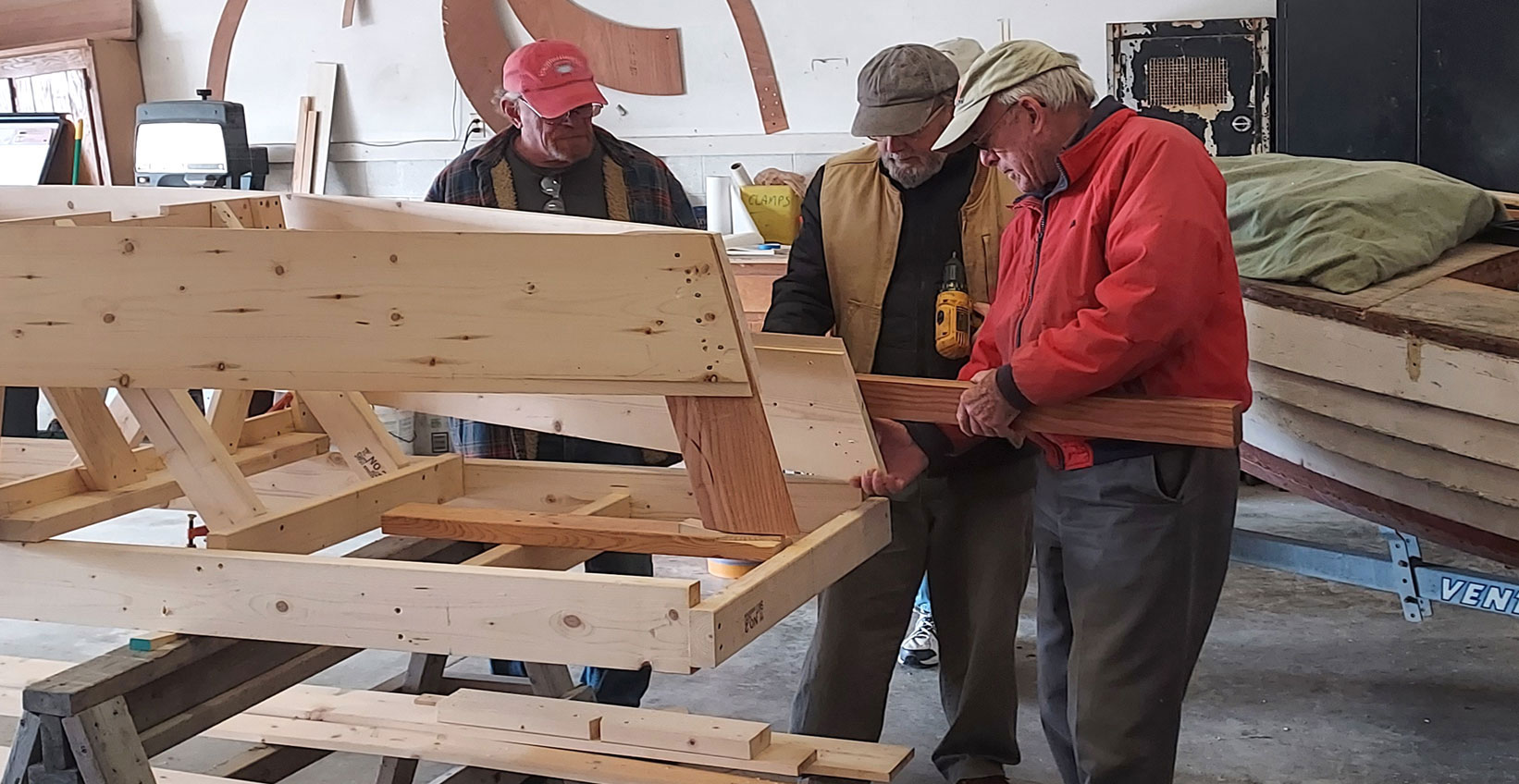A boat build in the works