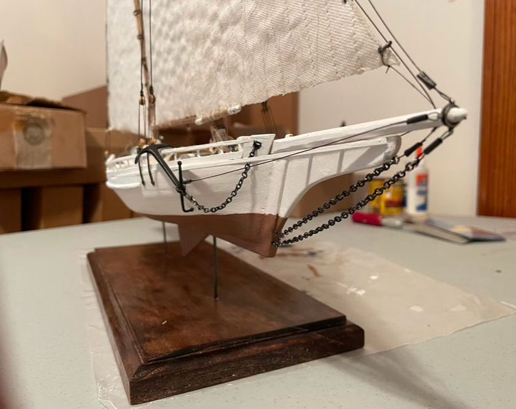 another view of model closeup