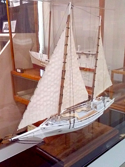 model under glass