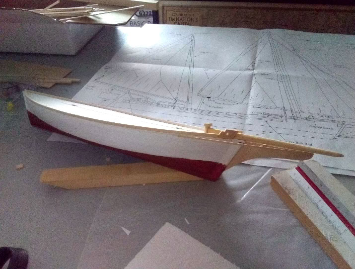 painted model in the works