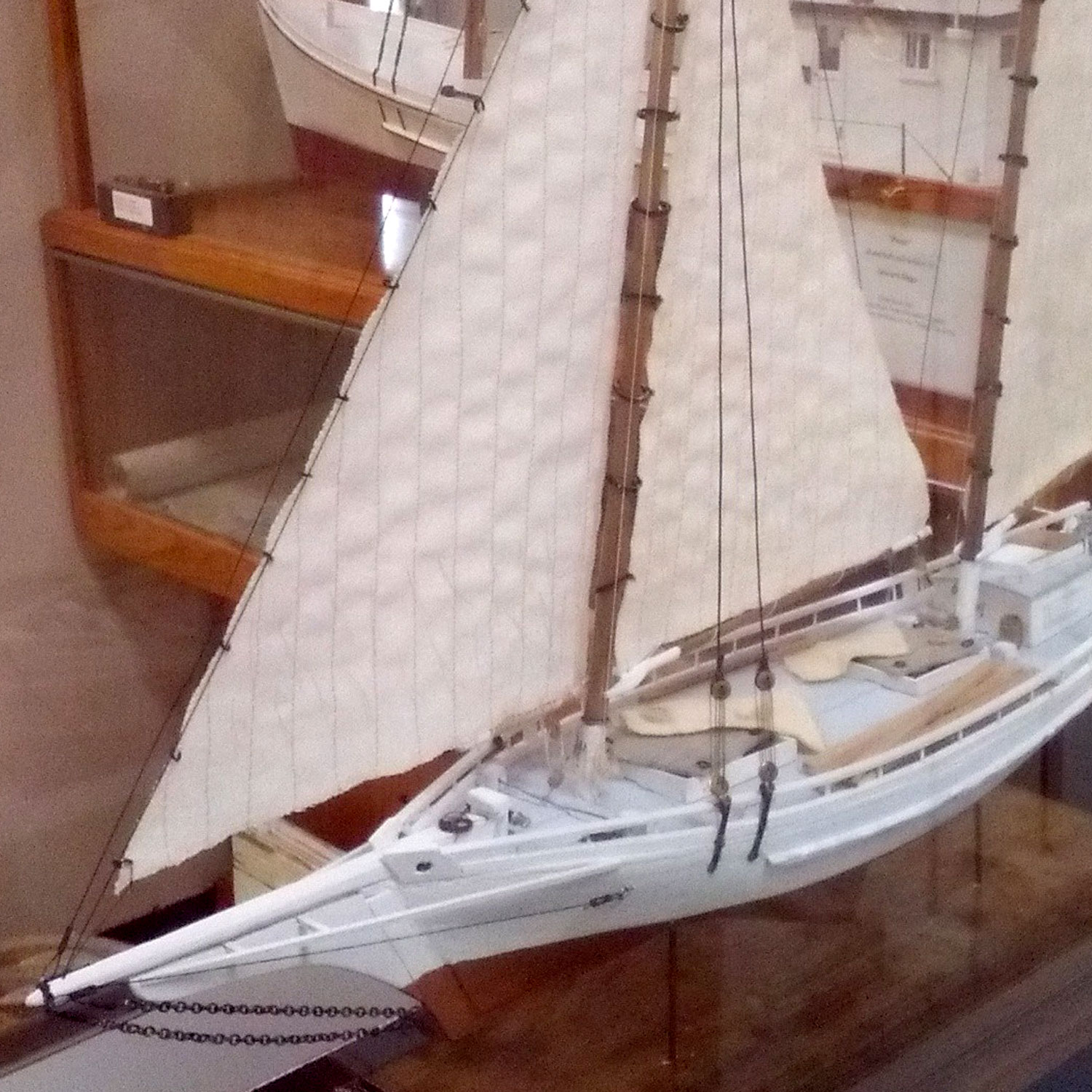 bugeye model in a case at the museum